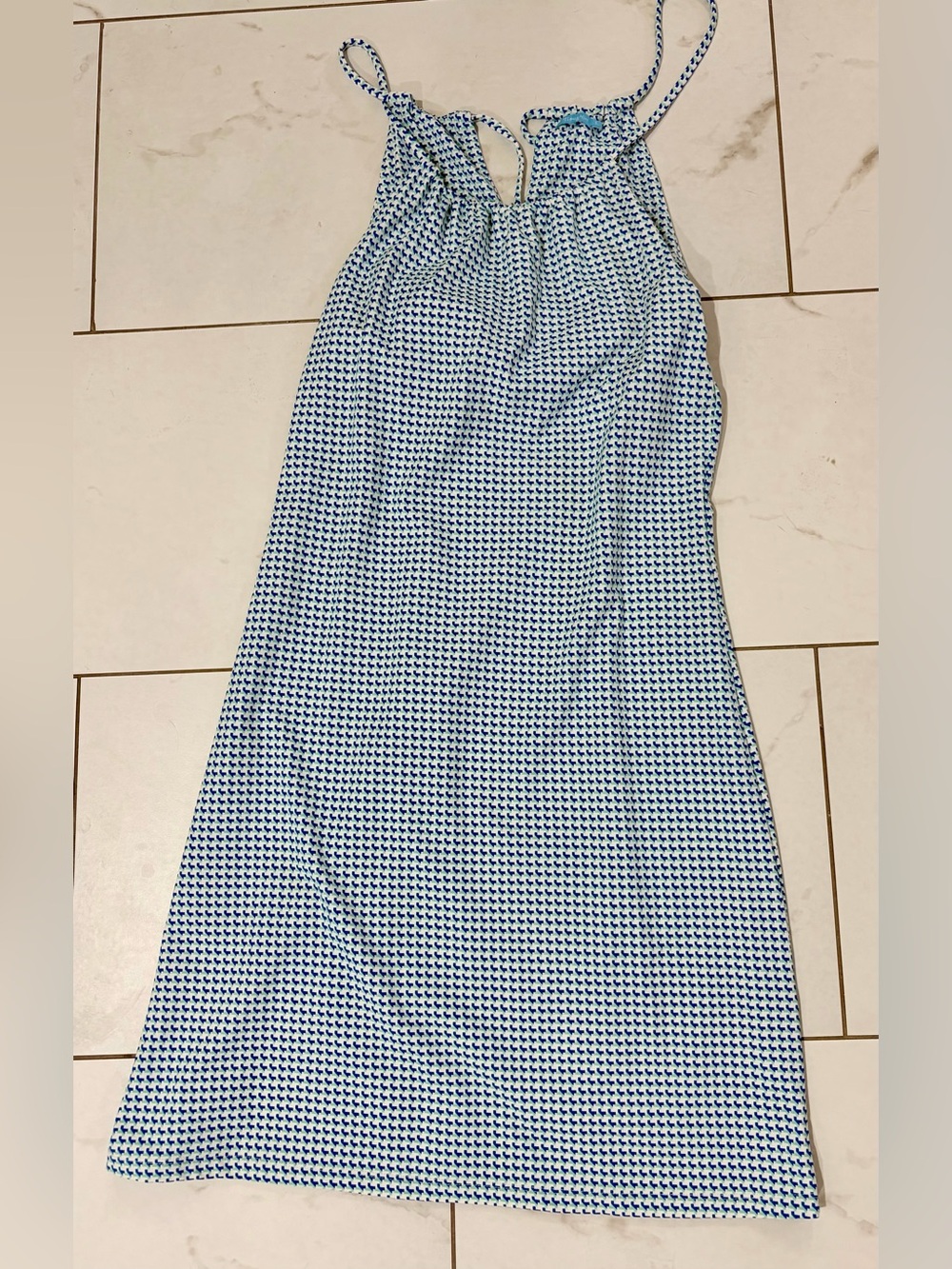 J. McLaughlin Catalina Cloth Halter Dress S